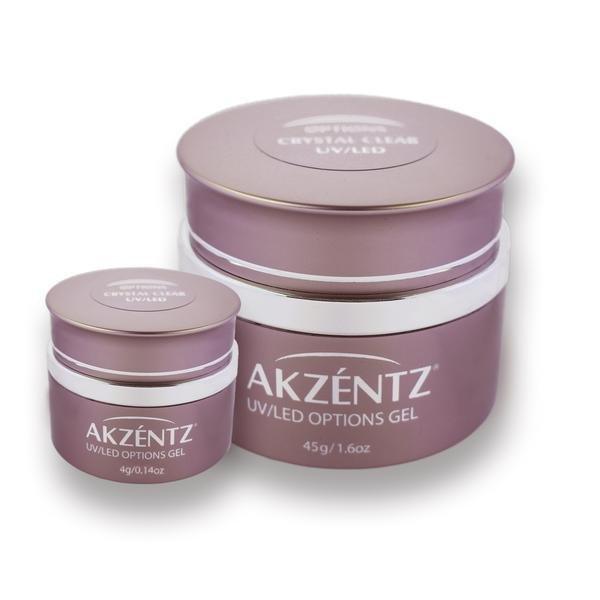 Akzentz Options Soak-Off Gel - Crystal Clear 45g