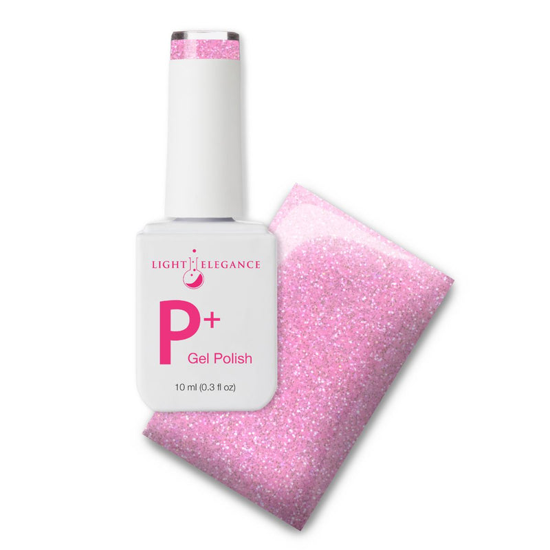 Light Elegance P+ Soak-Off Glitter Gel Polish - All Talk, No Action