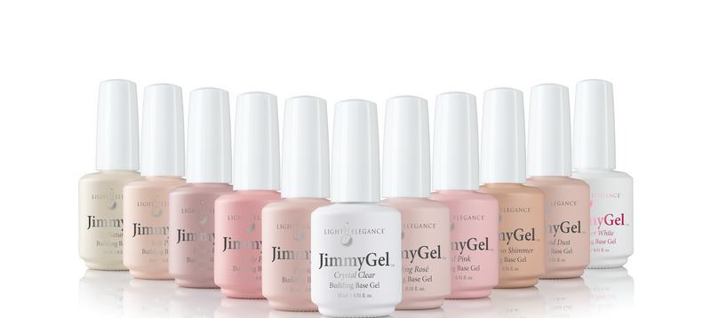 Light Elegance JimmyGel Soak-Off Building Base - Complete Set of All Colors