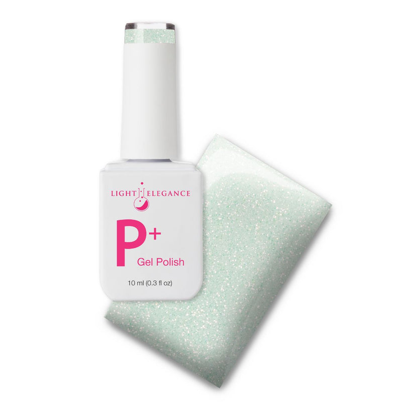 Light Elegance P+ Soak-Off Glitter Gel Polish - Gossip and Glow