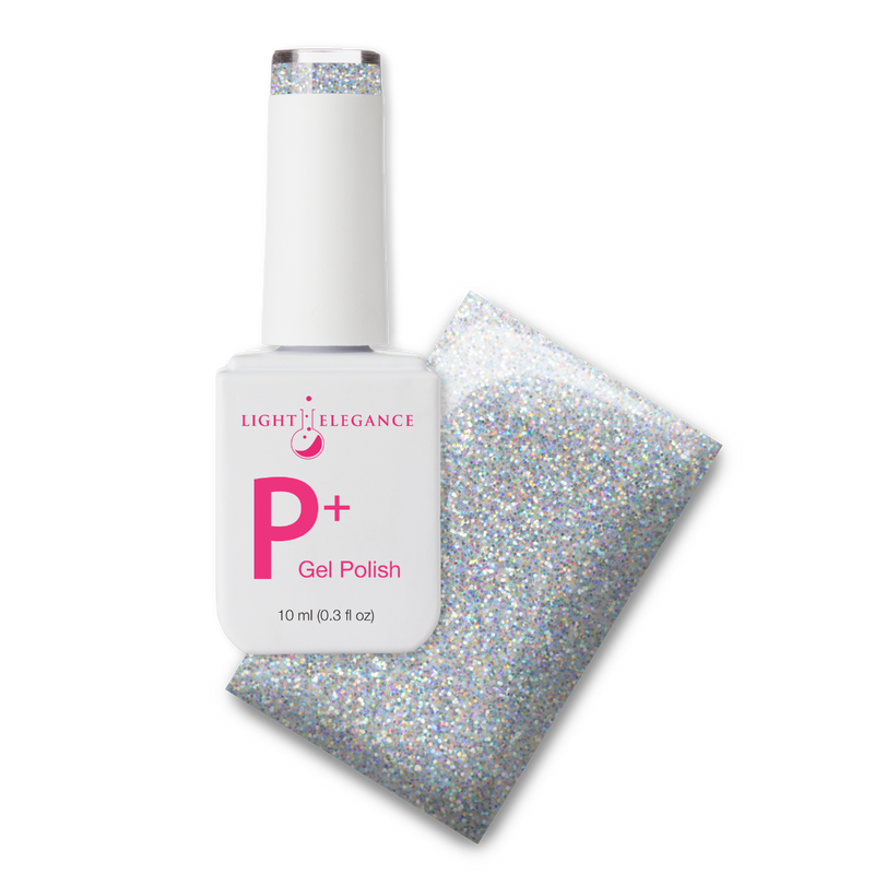 Light Elegance P+ Soak-Off Glitter Gel Polish - Sourpuss